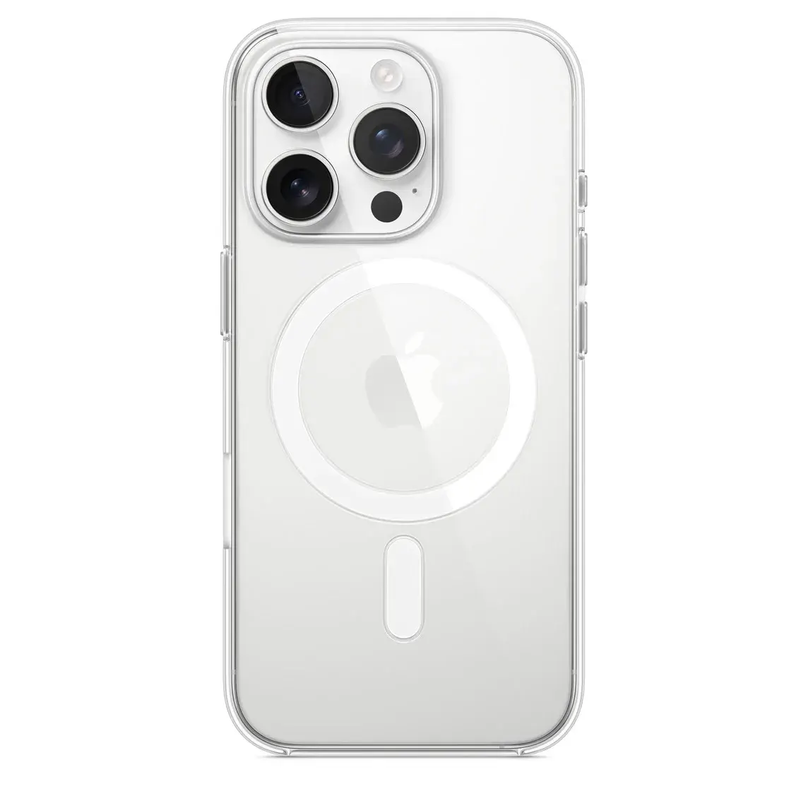 Cellect iPhone 17 Pro mágneses szilikon tok, Átlátszó – termékfotó