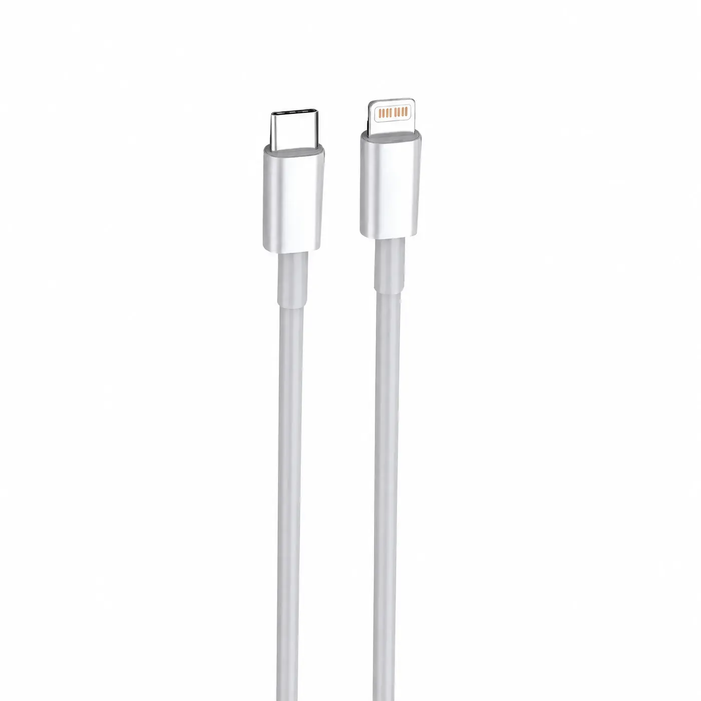 Cellect Ligtning és USB-C adat és töltőkábel, 100 cm, Fehér – termékfotó