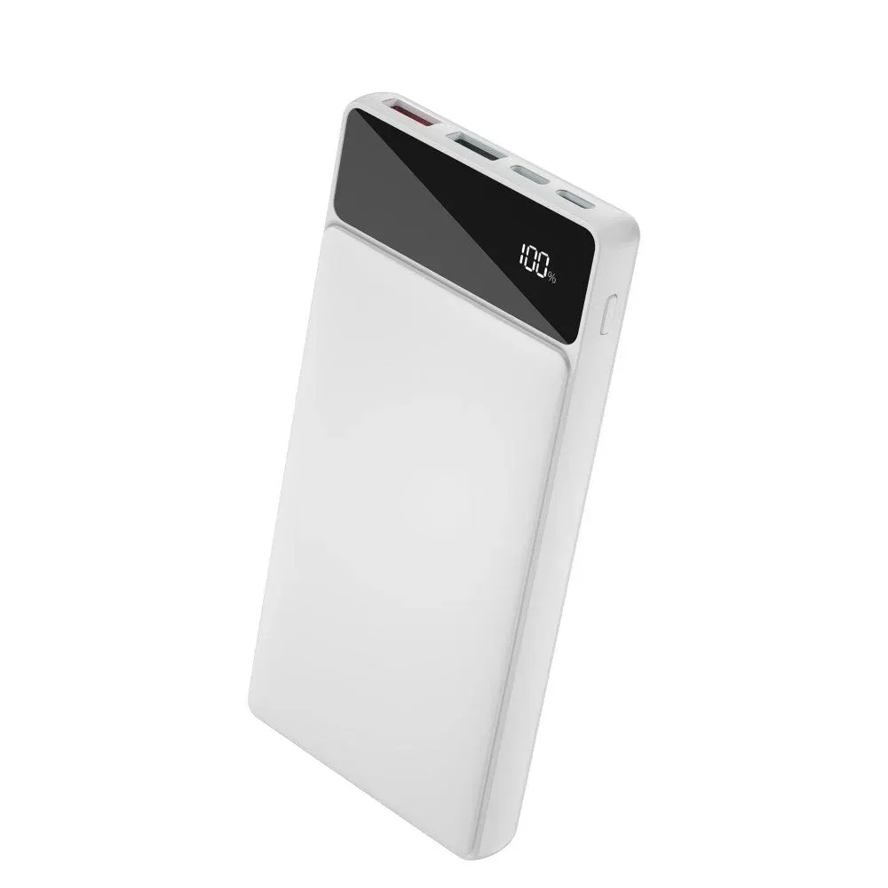 Cellect 10.000 mAh powerbank, Fehér – termékfotó